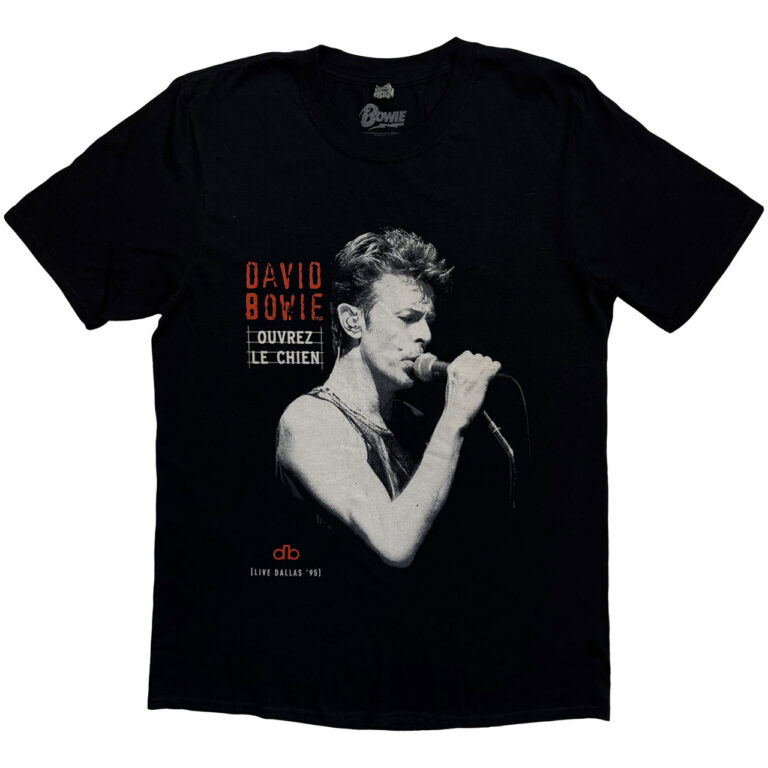 David Bowie Dallas ’95 Black Back Print T-Shirt