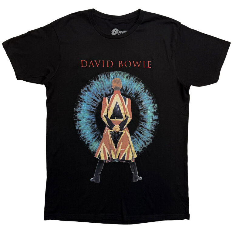 David Bowie LiveandWell.com Black Back Print T-Shirt