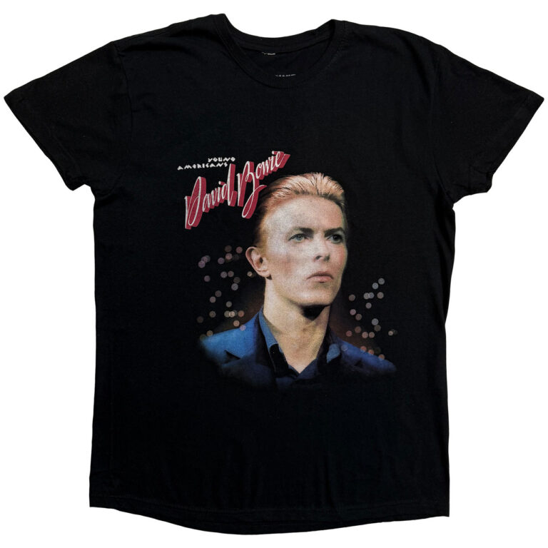 David Bowie Young Americans Black Back Print T-Shirt