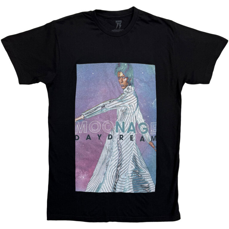 David Bowie Moonage Space Black T-Shirt