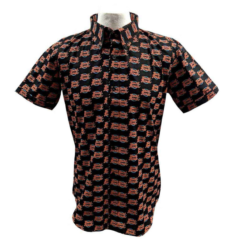 David Bowie World Tour Logo Pattern Black All Over Print T-Shirt