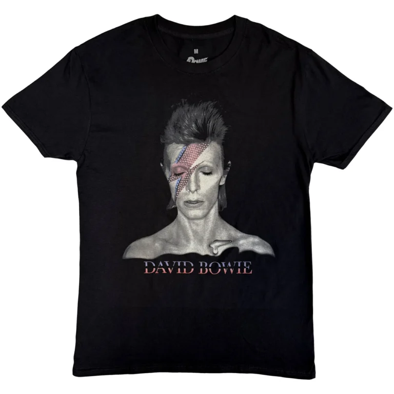 David Bowie Aladdin Sane Black T-Shirt