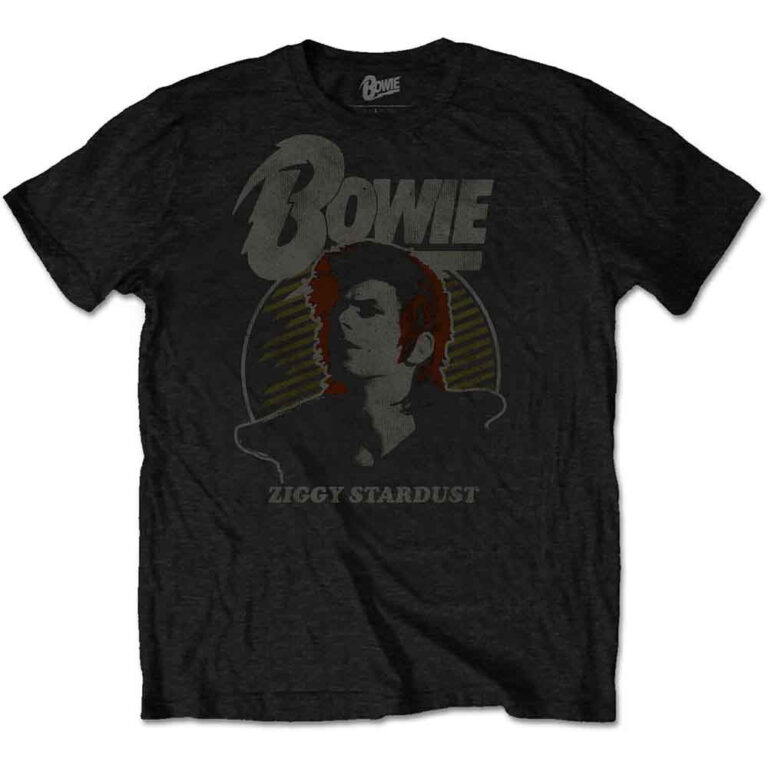 David Bowie Vintage Ziggy Black T-Shirt