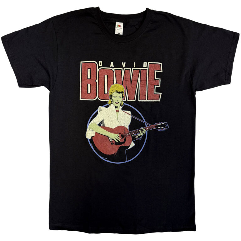 David Bowie Acoustic Bootleg Black T-Shirt