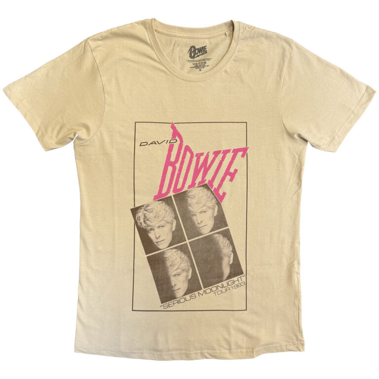 David Bowie Serious Moonlight Natural T-Shirt