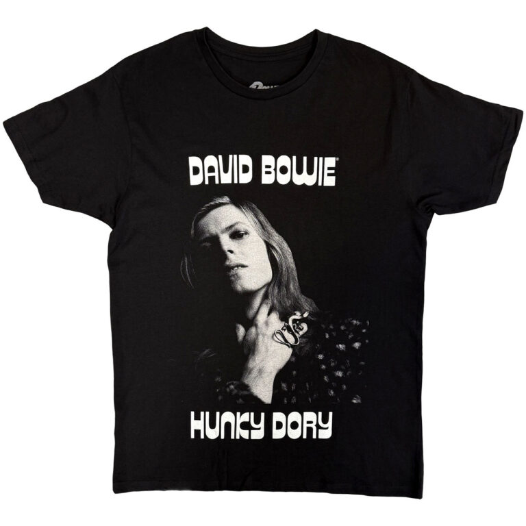 David Bowie Hunky Dory 1 Black T-Shirt