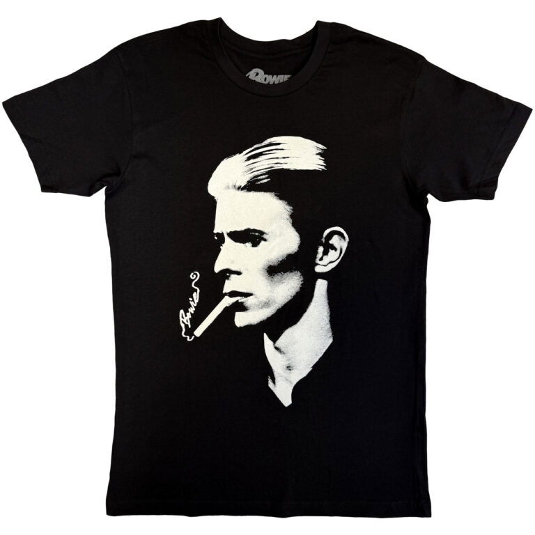 David Bowie Smoke Black T-Shirt