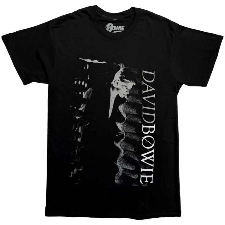 David Bowie Distorted Black T-Shirt