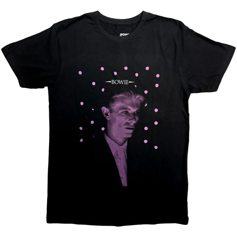 David Bowie Dots Black T-Shirt