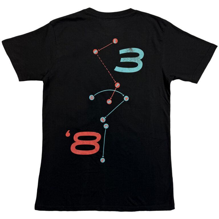 David Bowie Circle Scream Black Back Print T-Shirt