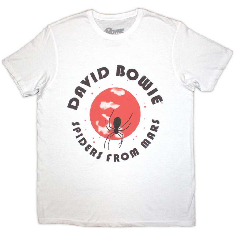 David Bowie Spiders From Mars White T-Shirt