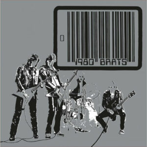 BRATS - 1980 (BLACK/ SILVER BI-COLOR SPLIT VINYL) Vinyl LP