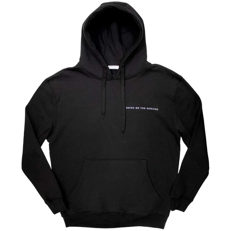 Bring Me The Horizon Flower of Life Black Back Print Pullover Hoodie