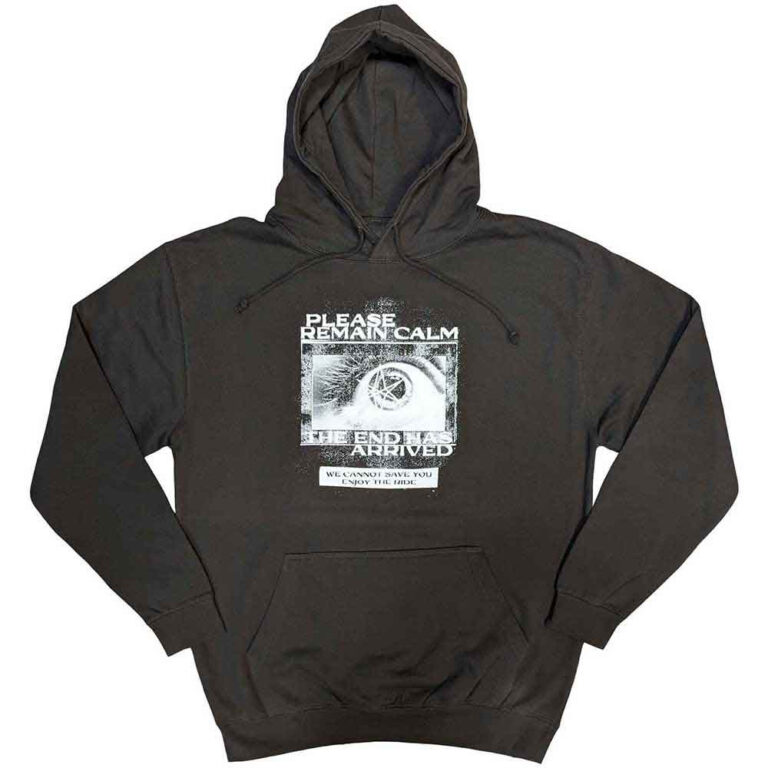 Bring Me The Horizon Remain Calm FP Grey Pullover Hoodie