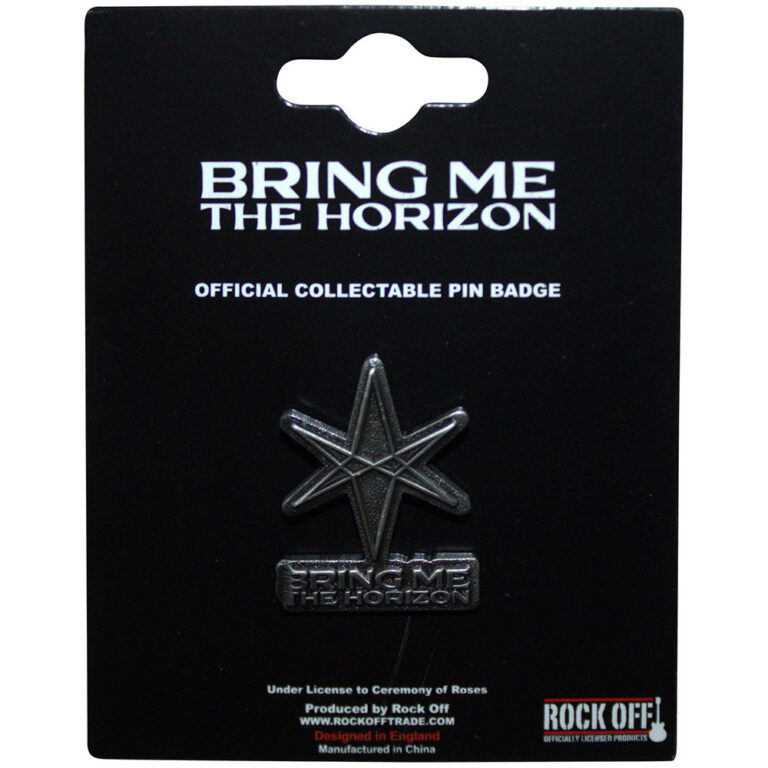 Bring Me The Horizon 6-Point Star Pin Badge