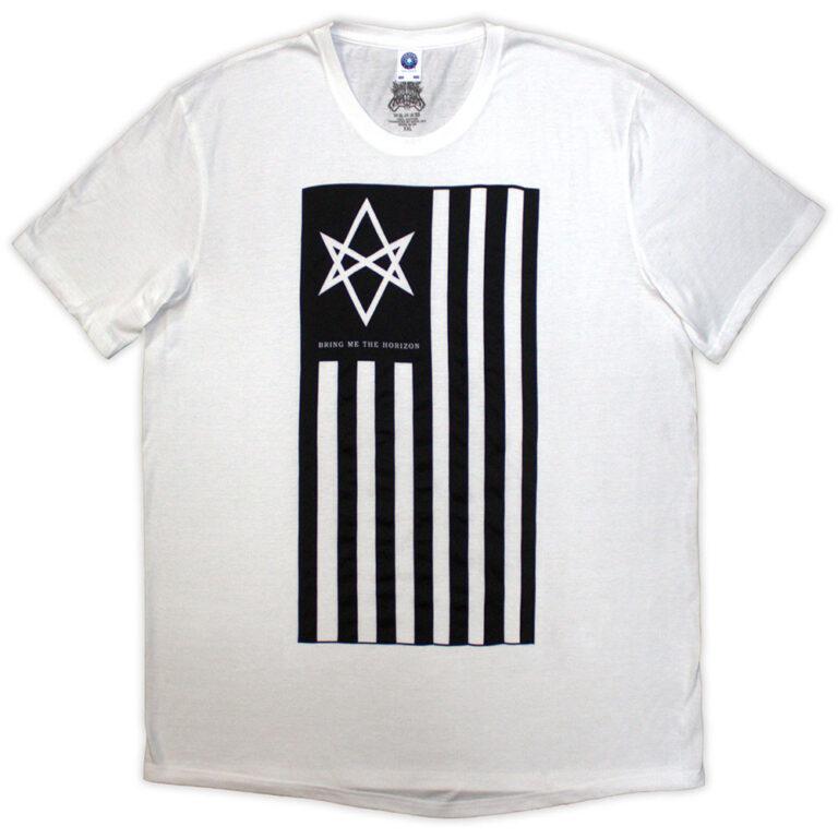 Bring Me The Horizon Antivist V.2 White T-Shirt