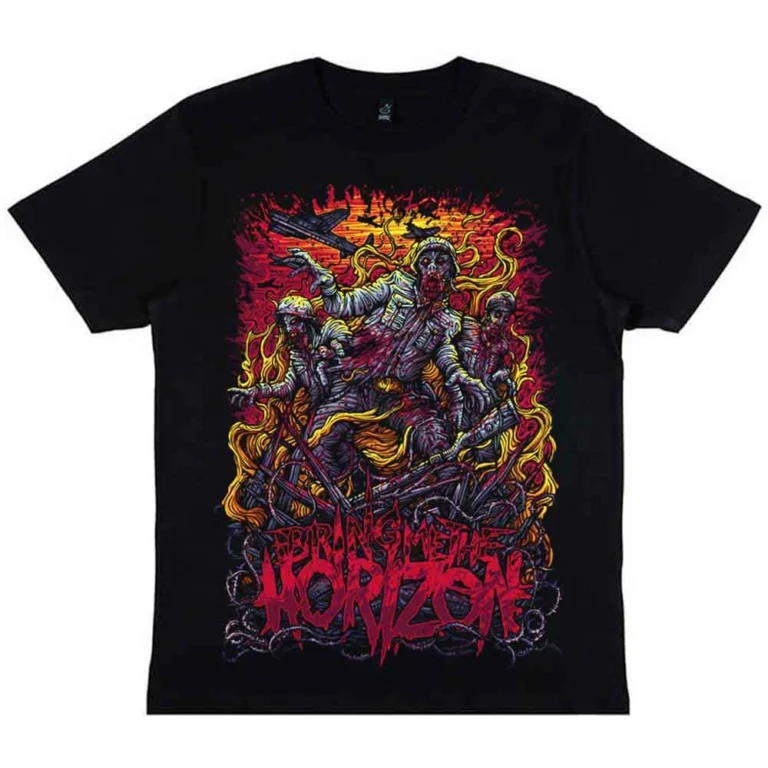 Bring Me The Horizon Zombie Army Black T-Shirt