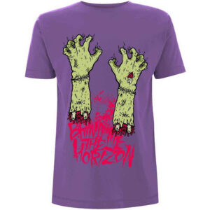 Bring Me The Horizon Zombie Hands Purple T-Shirt