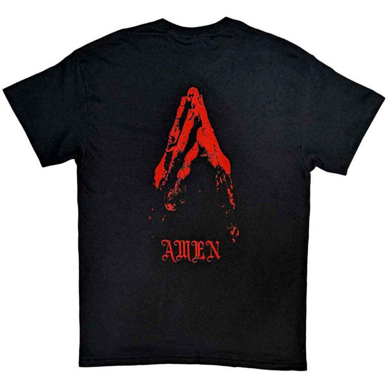 Bring Me The Horizon Praying Amen Black Back Print T-Shirt