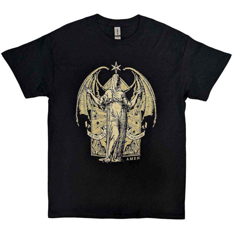 Bring Me The Horizon Angel Amen Black T-Shirt