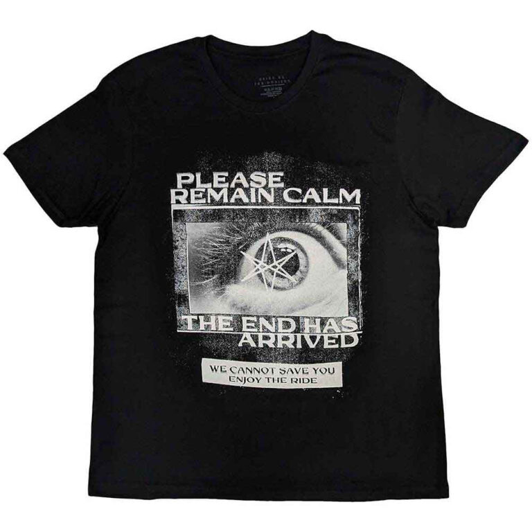 Bring Me The Horizon Remain Calm FP Black T-Shirt