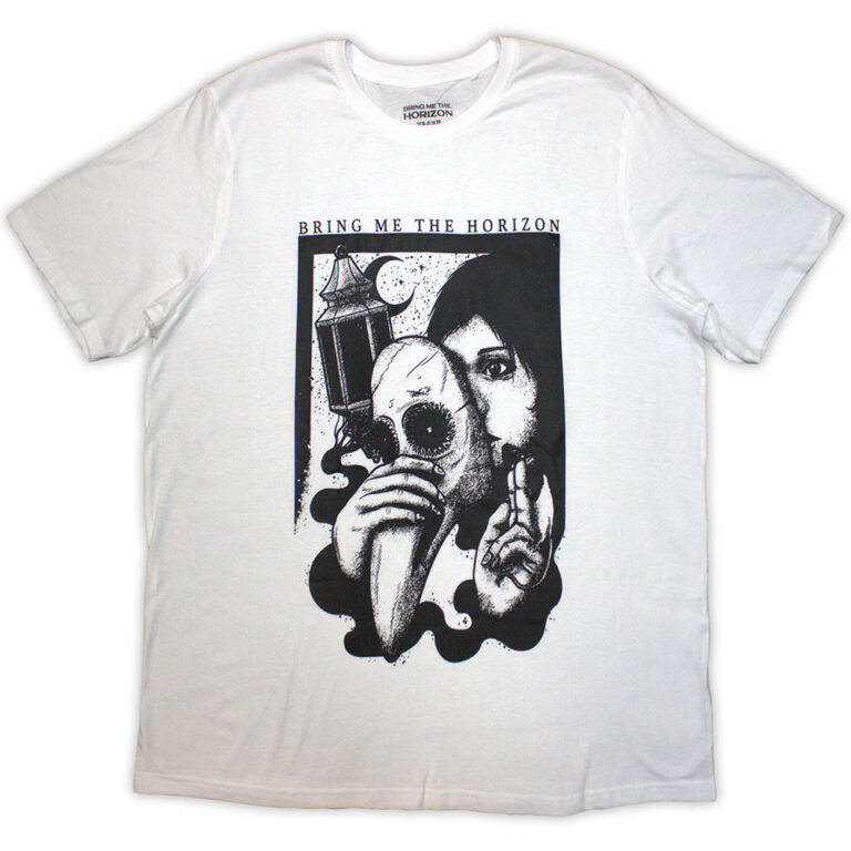 Bring Me The Horizon Plague White Ladies T-Shirt