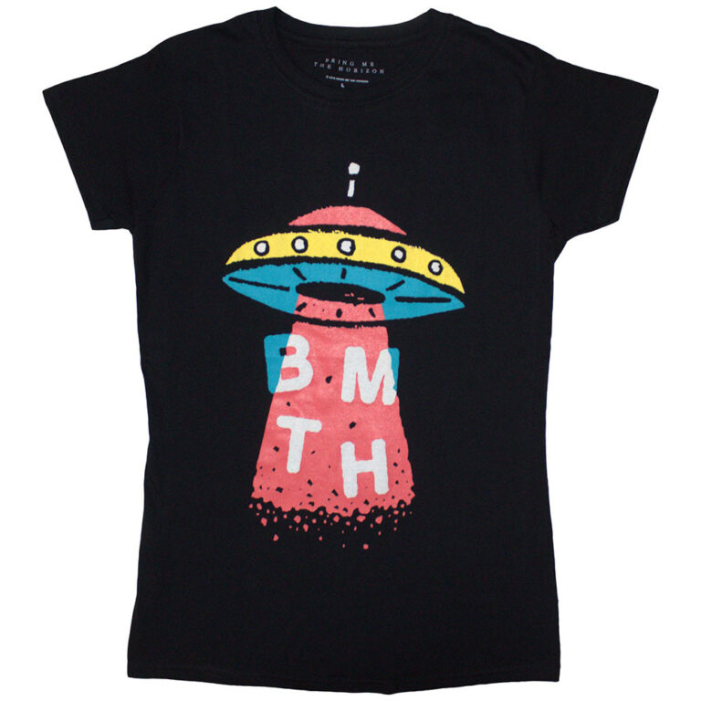 Bring Me The Horizon Alien Black Ladies T-Shirt