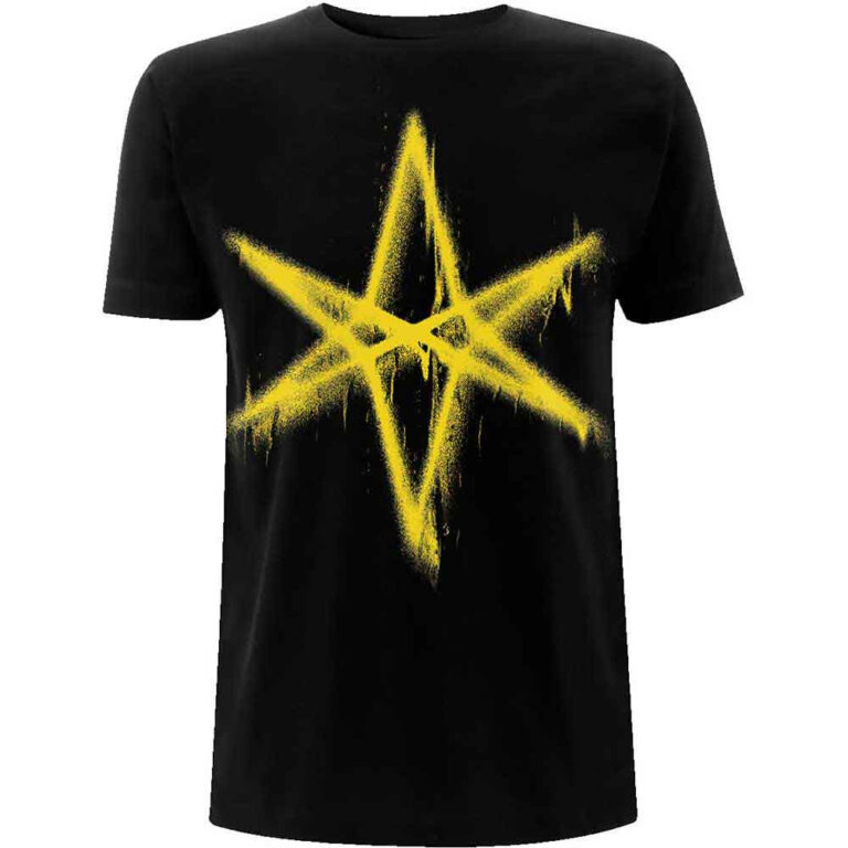 Bring Me The Horizon Spray Hex Black Back Print T-Shirt