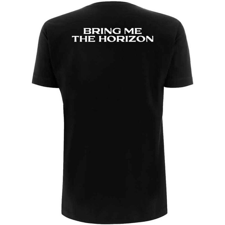 Bring Me The Horizon Barbed Wire Black Back Print T-Shirt