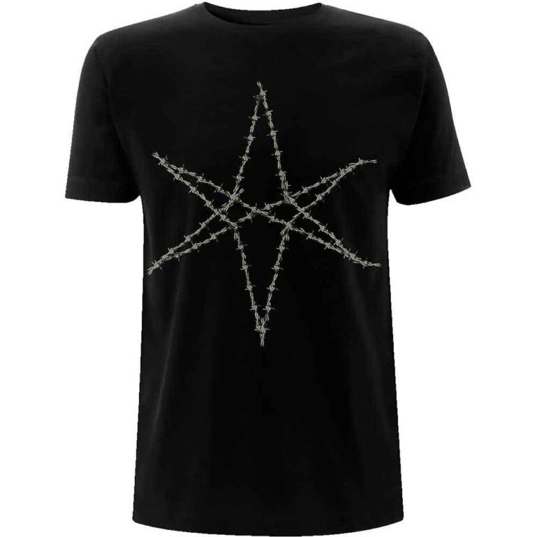 Bring Me The Horizon Barbed Wire Black Back Print T-Shirt