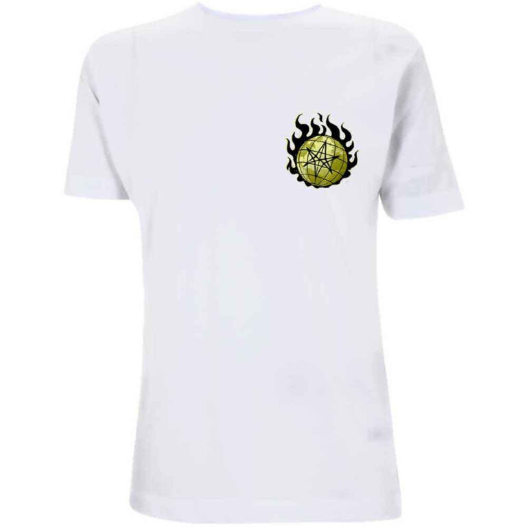 Bring Me The Horizon Globe White Back Print T-Shirt
