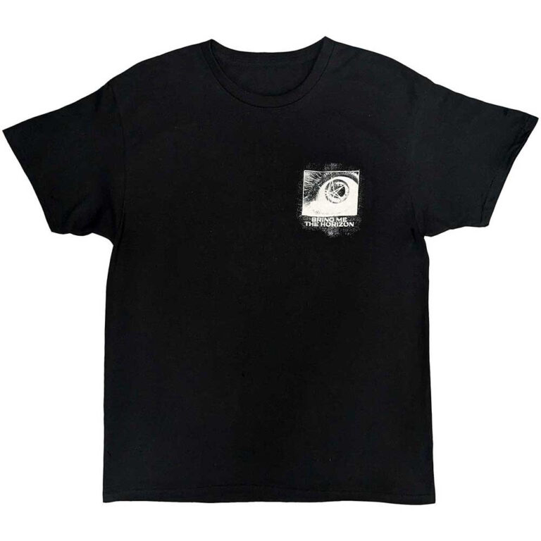 Bring Me The Horizon Remain Calm Black Back Print T-Shirt