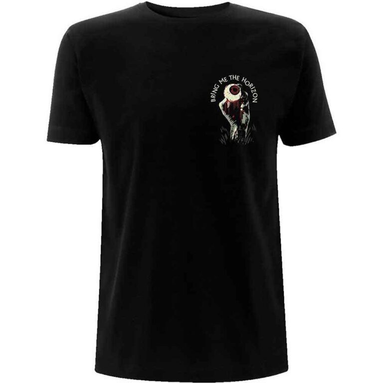Bring Me The Horizon Zombie Eye Black Back Print T-Shirt