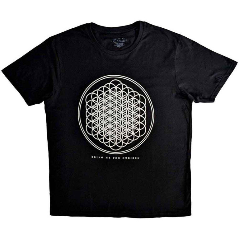 Bring Me The Horizon Sempiternal Tour Black Back Print T-Shirt