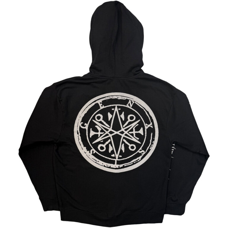 Bring Me The Horizon Metal Logo Genxsis Black Back Print Zip Hoodie