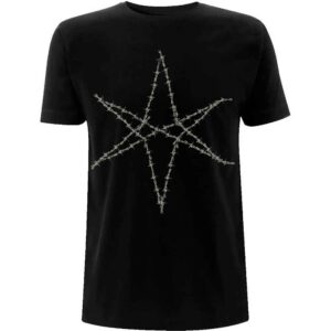 Bring Me The Horizon Barbed Wire Black Back Print T-Shirt