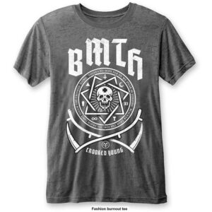 Bring Me The Horizon Crooked Young Charcoal Grey T-Shirt