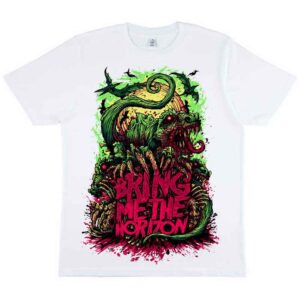 Bring Me The Horizon Dinosaur White T-Shirt