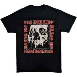 Bring Me The Horizon Metal Logo Skull Black T-Shirt