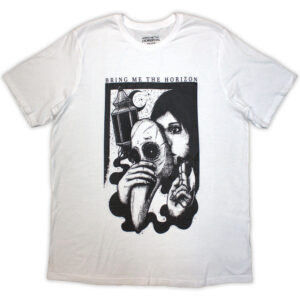 Bring Me The Horizon Plague White Ladies T-Shirt