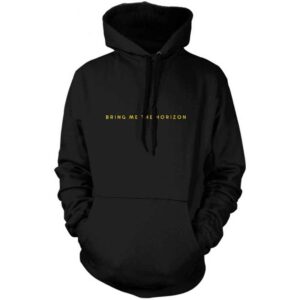 Bring Me The Horizon Spray Hex Black Back Print Pullover Hoodie