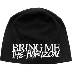 Bring Me The Horizon Unisex Horror Logo Black Beanie Hat
