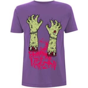 Bring Me The Horizon Zombie Hands Purple T-Shirt
