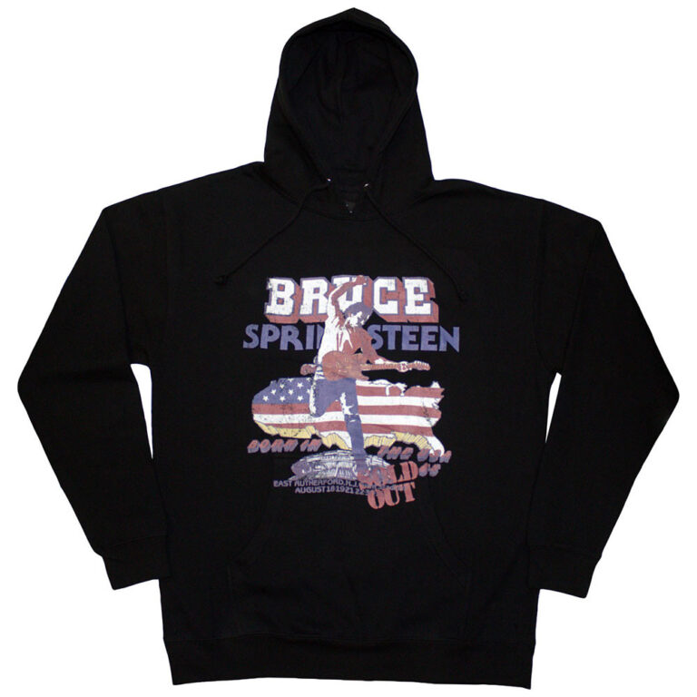 Bruce Springsteen Born In The USA ’85 Black Pullover Hoodie