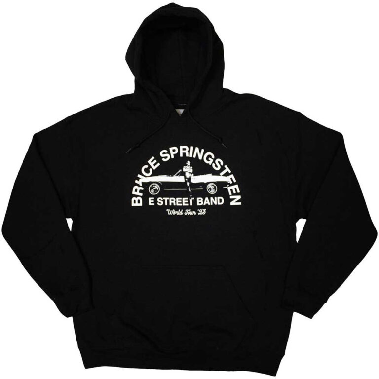 Bruce Springsteen Tour ’23 Leaning Car Black Back Print & Ex-Tour Pullover Hoodie