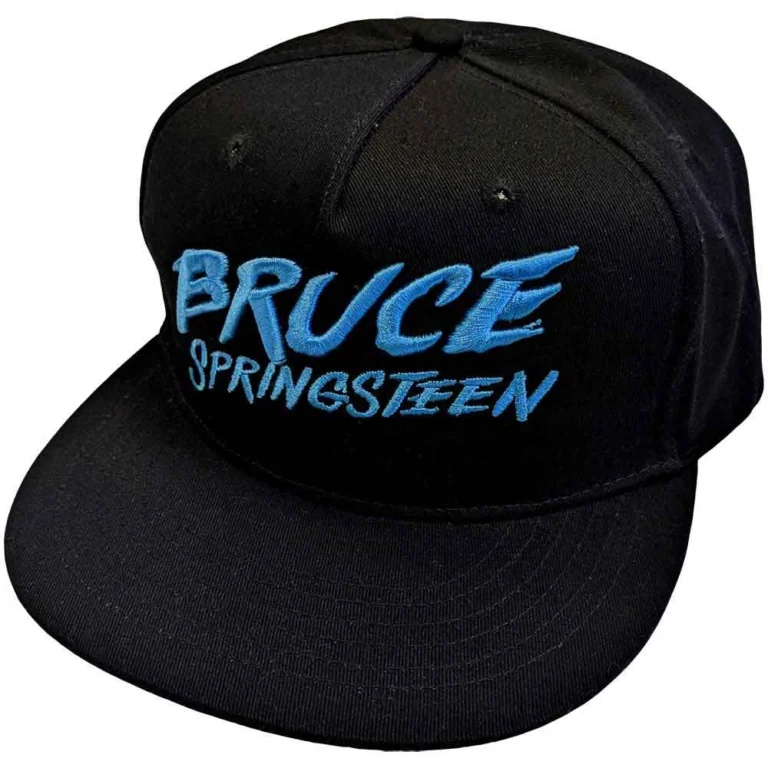 Bruce Springsteen The River Logo Black Snapback Cap