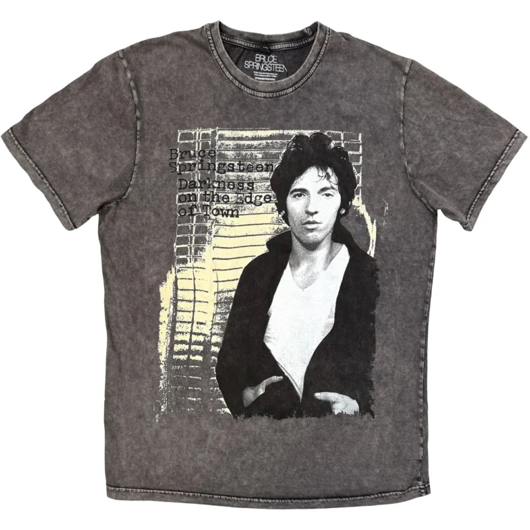 Bruce Springsteen Darkness on the Edge of Town Charcoal Grey T-Shirt