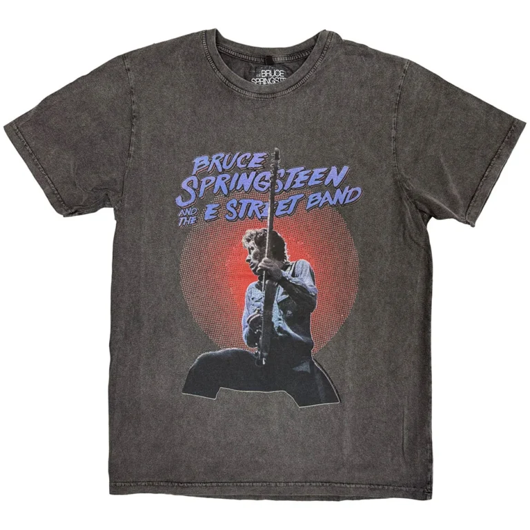 Bruce Springsteen Live Photo Charcoal Grey T-Shirt