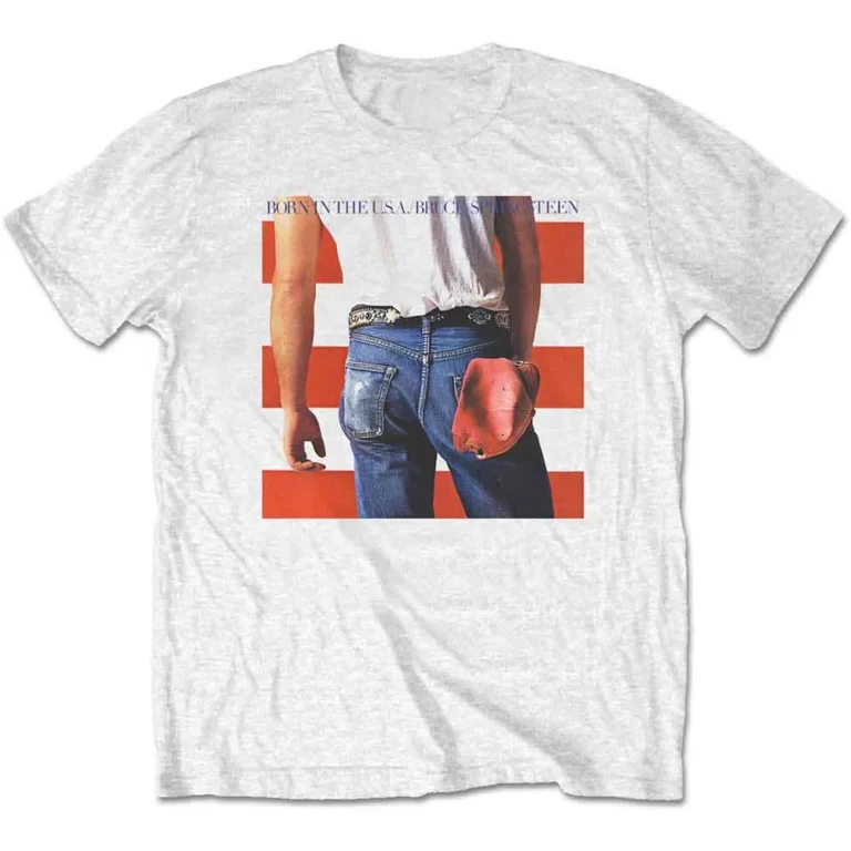 Bruce Springsteen Born in the USA White T-Shirt