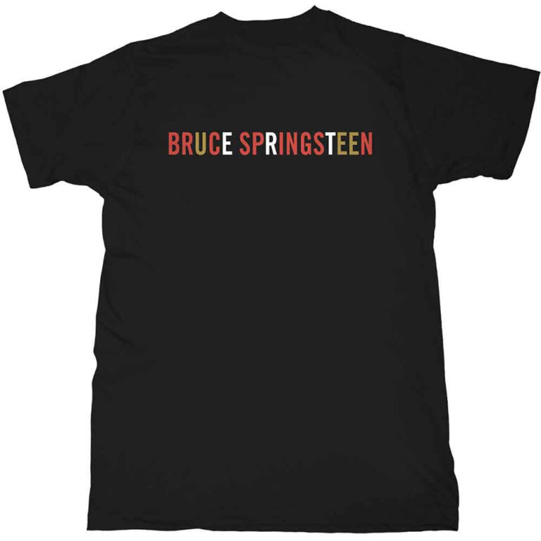 Bruce Springsteen Logo Black T-Shirt